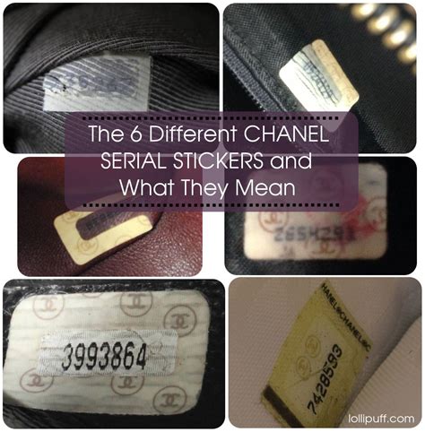 chanel authentic bag stickers